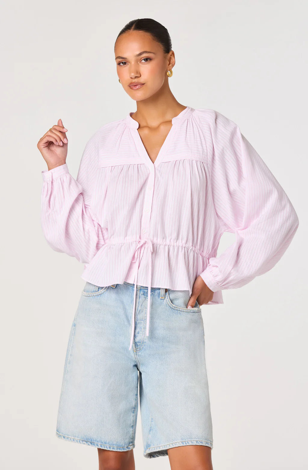 Jessalyn Striped Peasant
