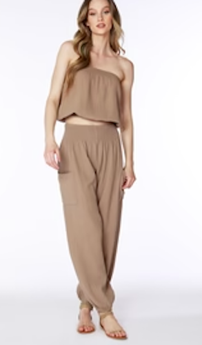Smocked Hem Tube Top