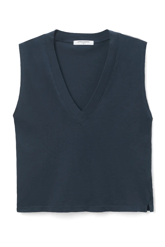 Margot V-Neck Boxy Tee