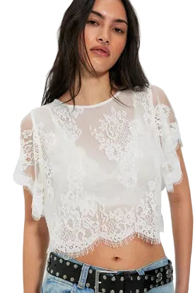 Lunar Ash Lace Top