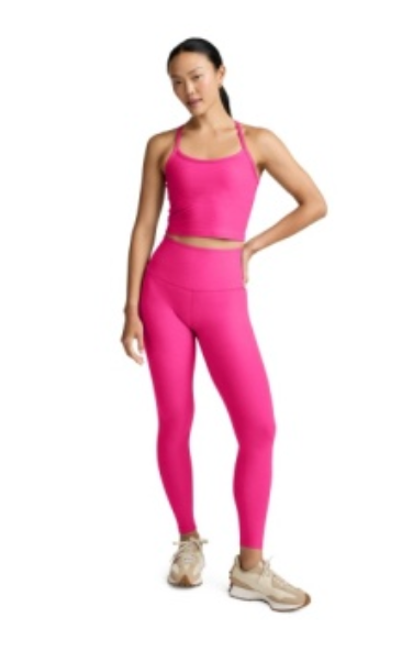 Runway Spacedye Slim Racerback Cropped Tank
