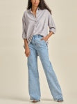 Cropped Poplin Button Down