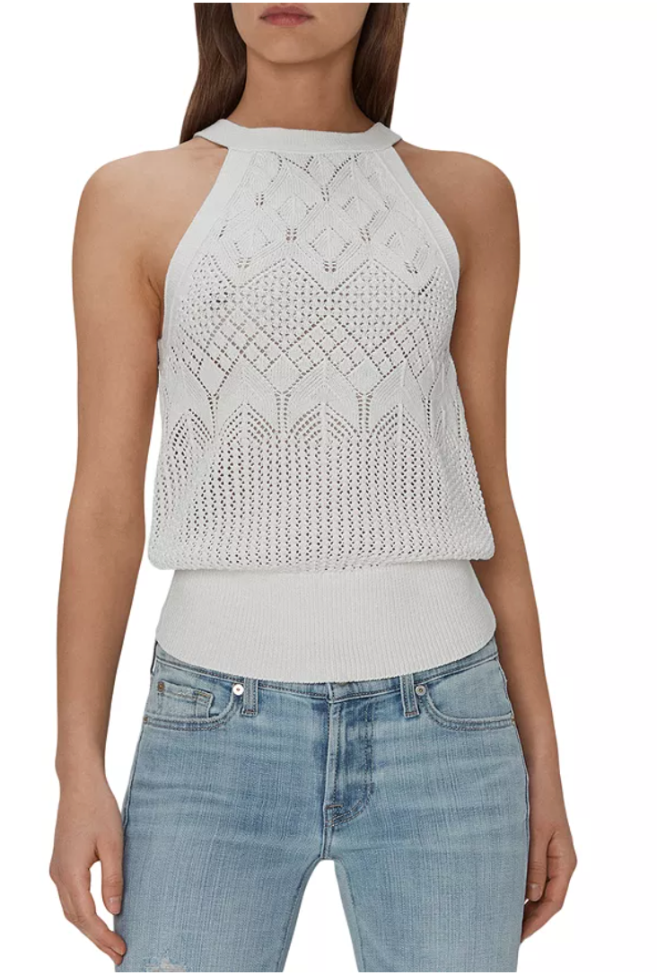 Pointelle Knit Tank