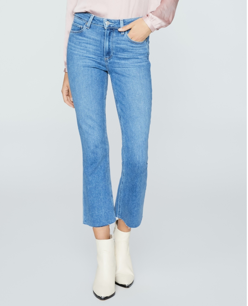 Colette Crop Flare Raw Hem