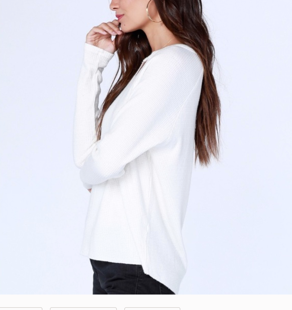 Split Neck Raglan Tee