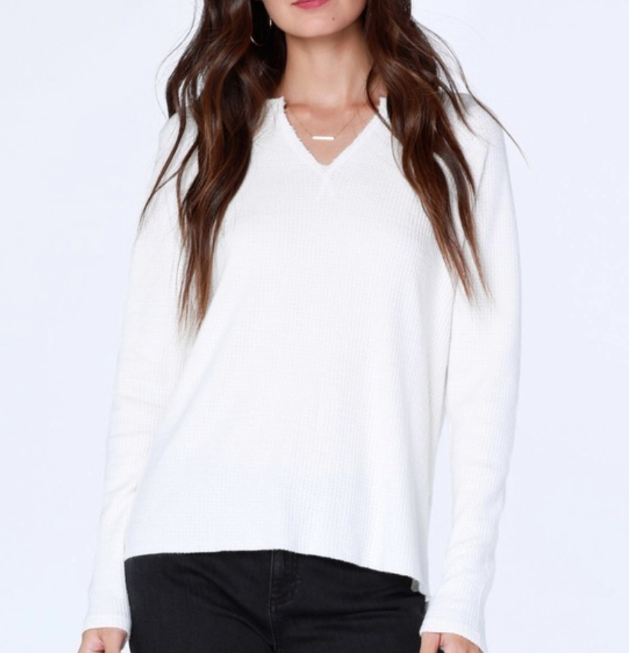 Split Neck Raglan Tee