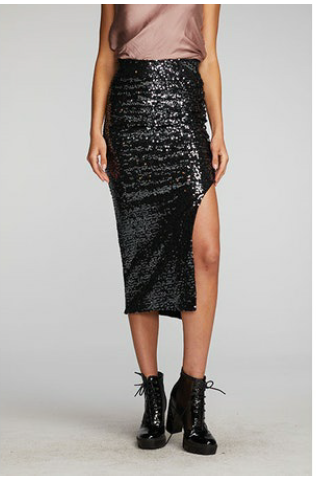Sequin Midi Skirt