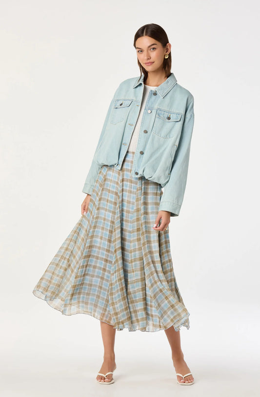 Fiori Pleated Maxi