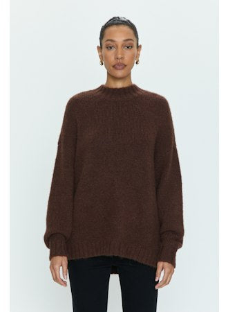Carlen Oversized Mock Neck