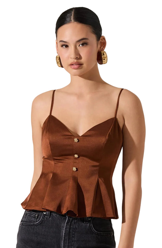 Paislee Peplum Top