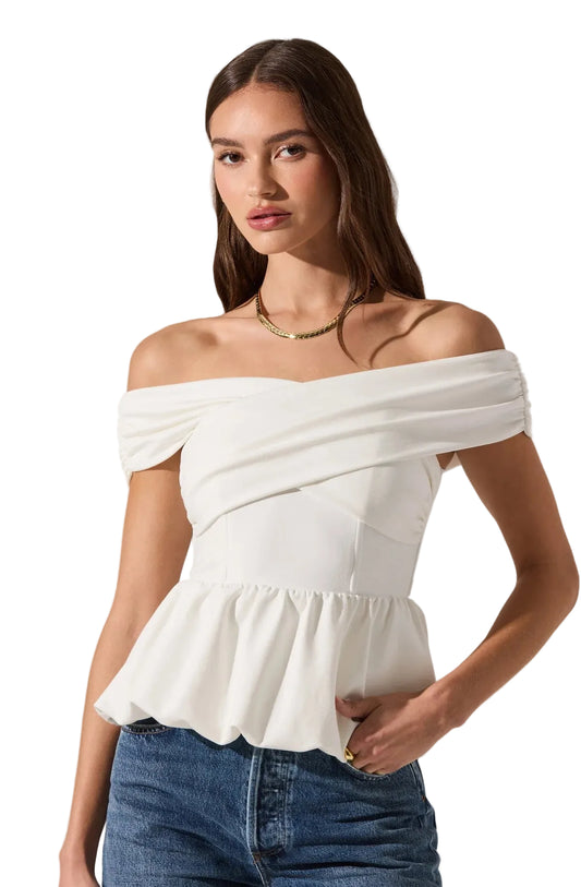 Tennille Peplum Top