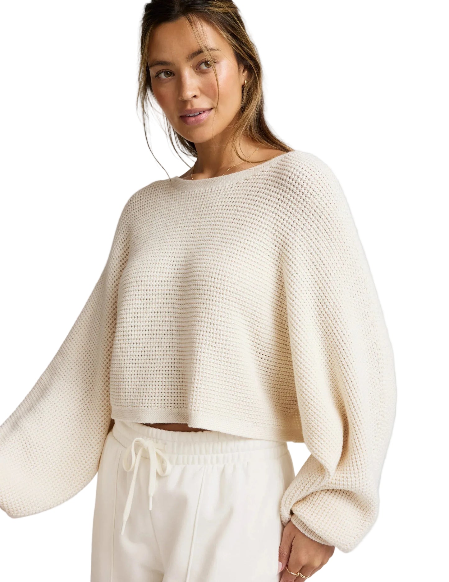 Ready For Barre Cropped Sweater