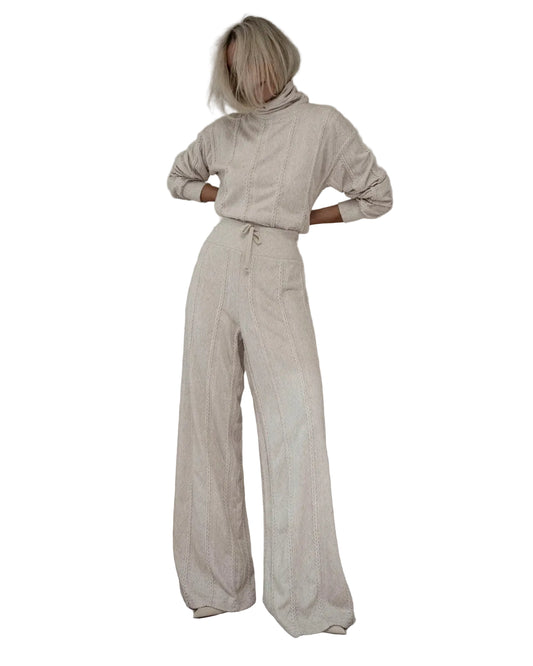 Cable Wide Leg Pant