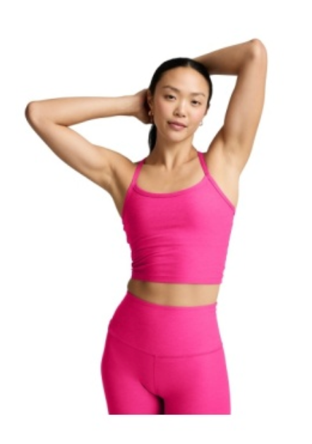Runway Spacedye Slim Racerback Cropped Tank