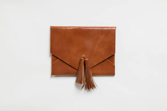 Envelop Clutch with Tassel