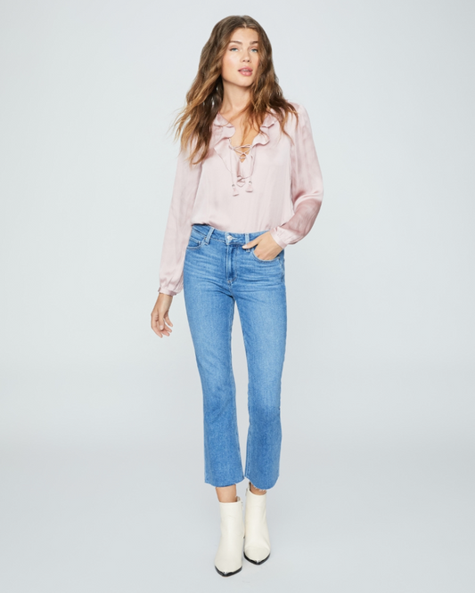 Colette Crop Flare Raw Hem
