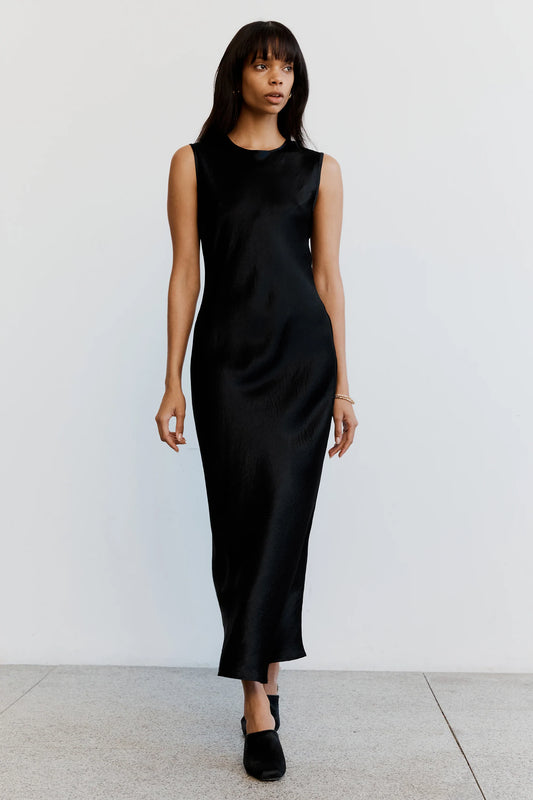 Crushed Bias Tank Dress